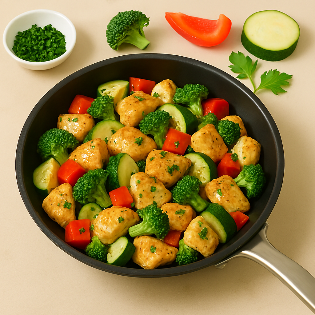 Hähnchenpfanne mit Gemüse