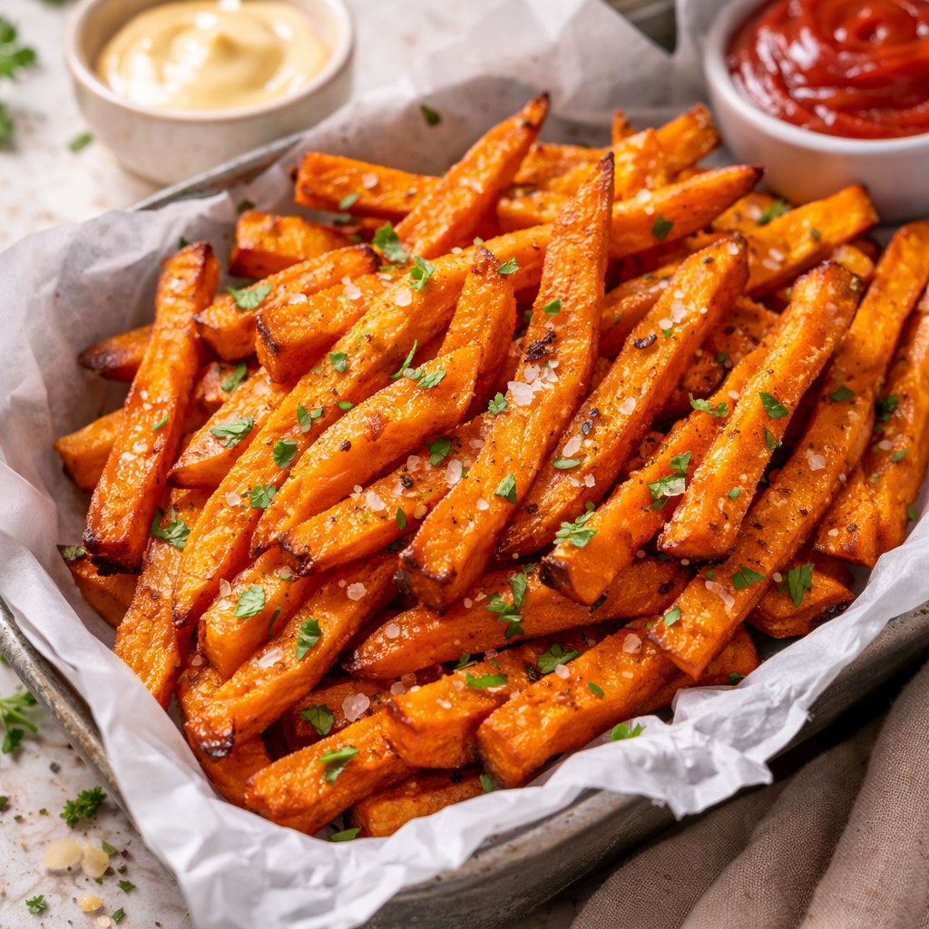 Süßkartoffel-Pommes